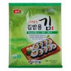 Rong biển cuốn cơm Hàn Quốc 10 lá gói màu xanh