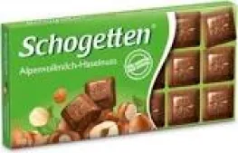 Socola thanh Schogetten Alpine Milk with Hazelnut 100g