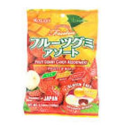 Kẹo dẻo Kasugai vị vải, xoài, dâu 102g