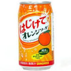 N­ước Soda có ga Sangaria vị cam