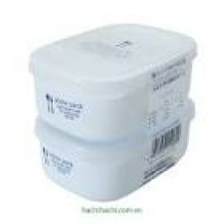 Set 2 hộp nhựa white pack 280ml