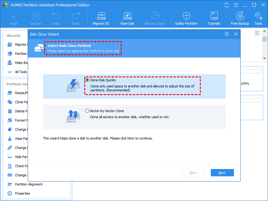 Sao chép đĩa hệ thống nhanh chóng