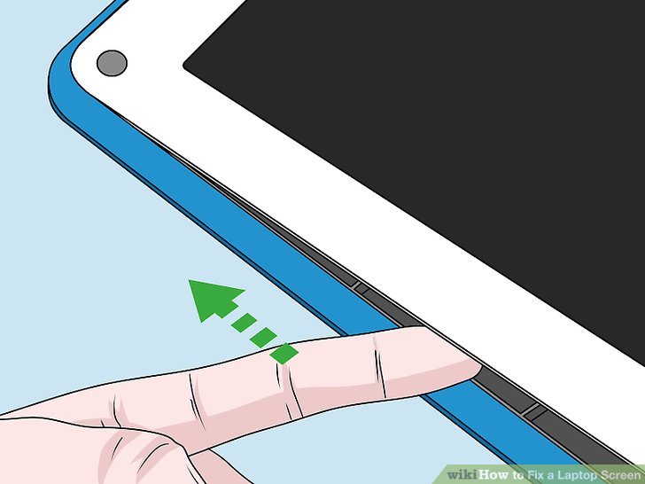 Tháo khung bezel khỏi màn hình