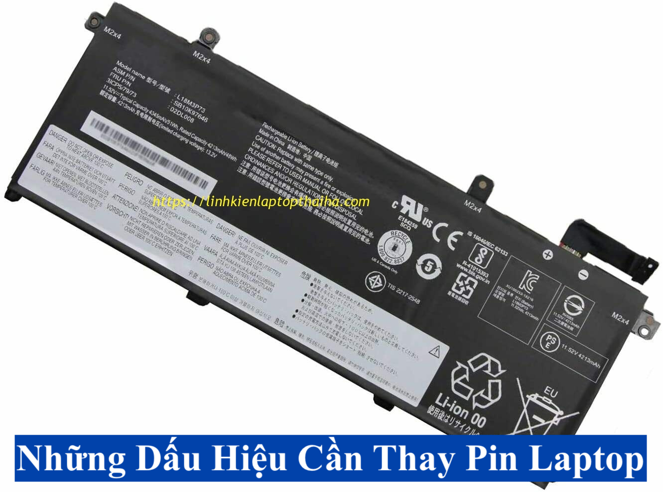 Những dấu hiệu cần thay pin laptop