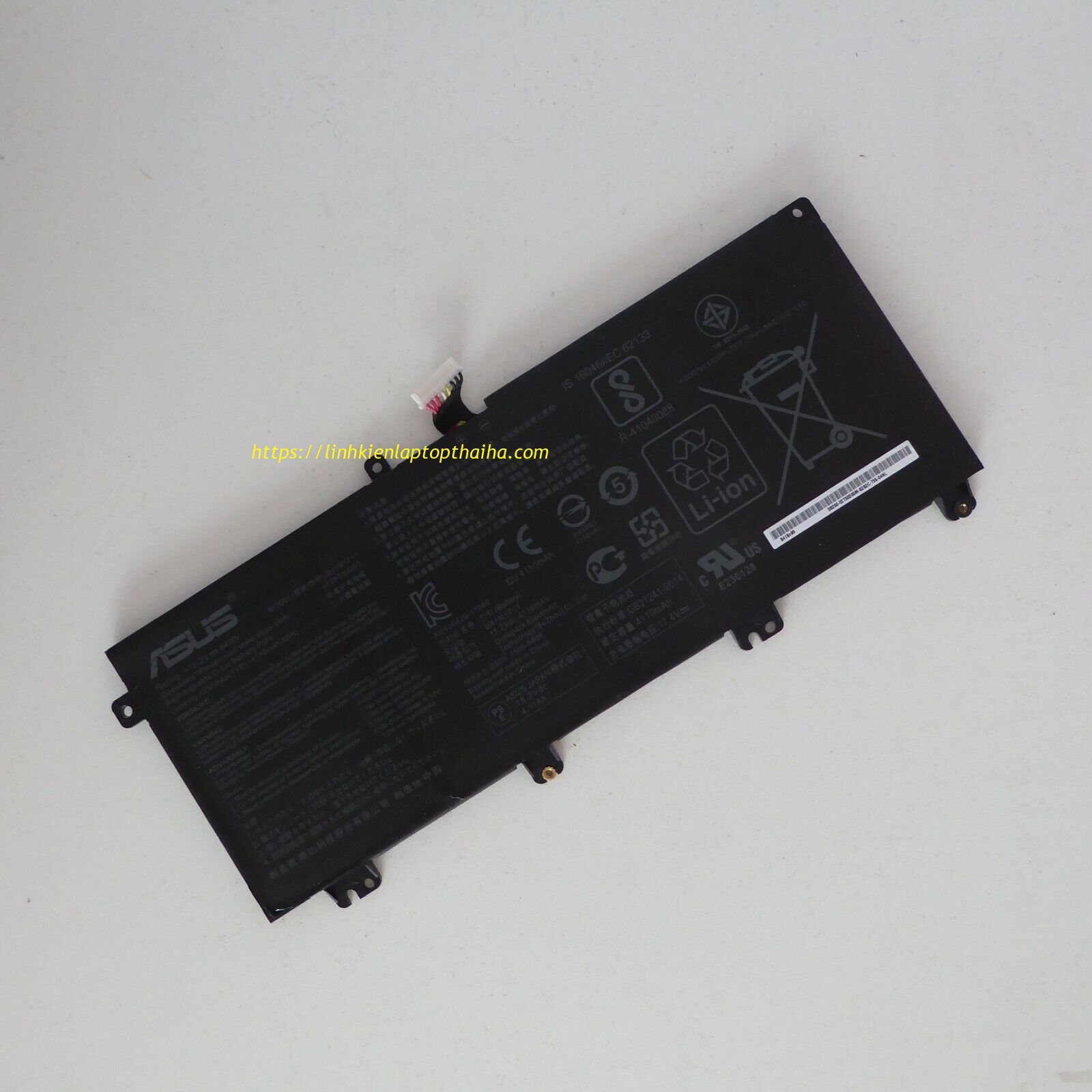 lỗi của Asus: “Không phát hiện thấy pin”