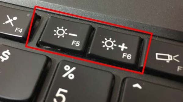 Điều chỉnh độ sáng màn hình laptop