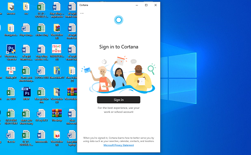Tắt trợ lí ảo Cortana