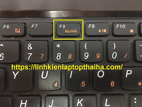 khắc phục lỗi bàn phím laptop không gõ được số