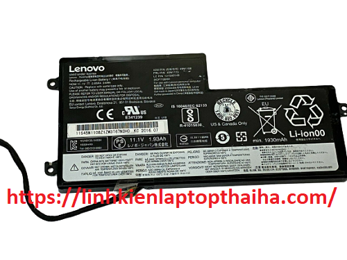 pin laptop Lenovo Thinkpad X270