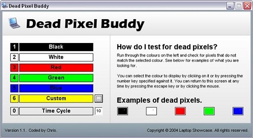 Khắc phục điểm chết trên màn hình laptop Dell