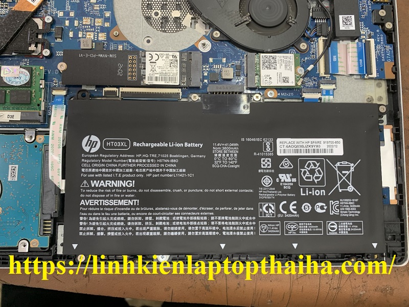 thay pin laptop HP Pavilion 14-CE