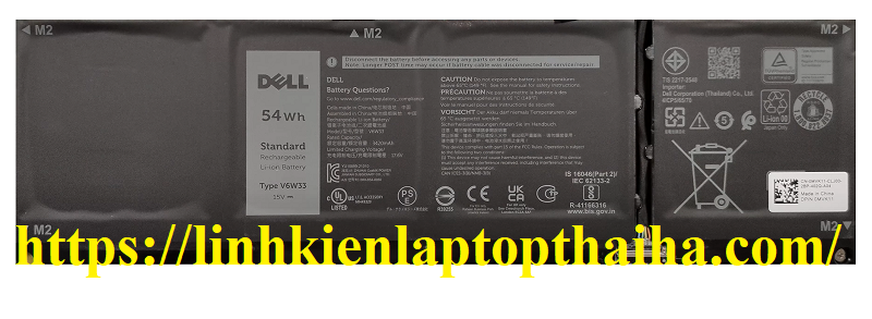 thay pin laptop Dell Vostro 15 3535