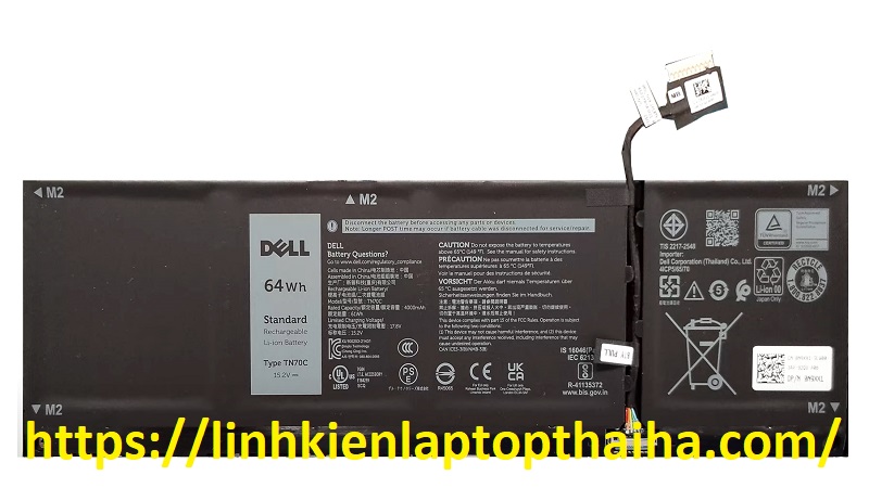 pin laptop Dell Inspiron 14 Plus 7440