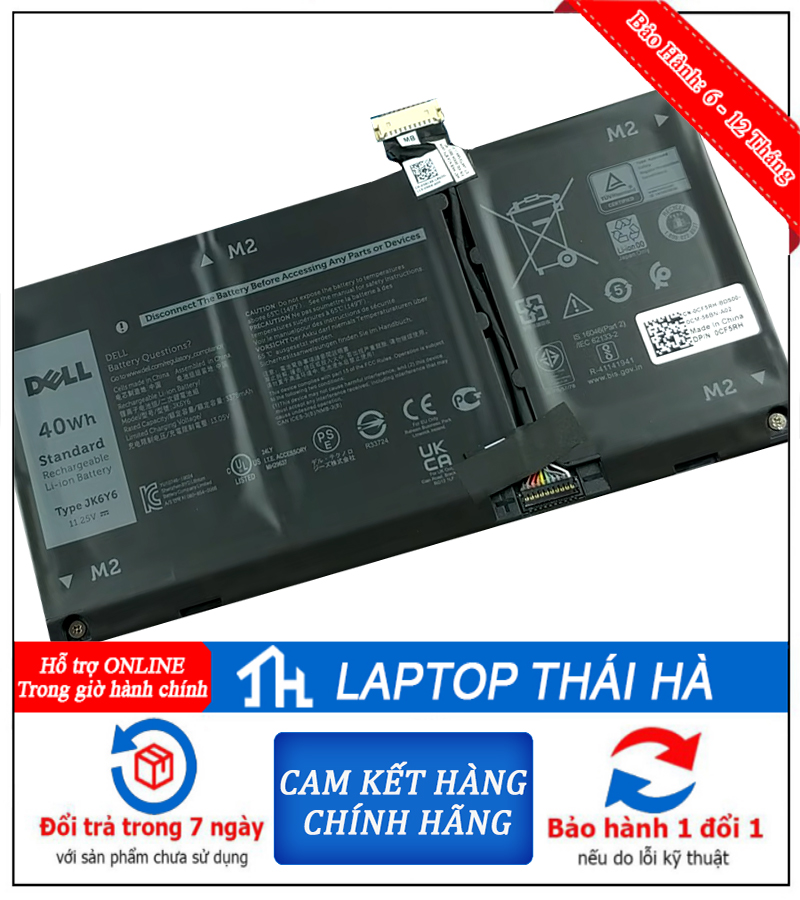 Thay pin laptop Dell Vostro 15 5502