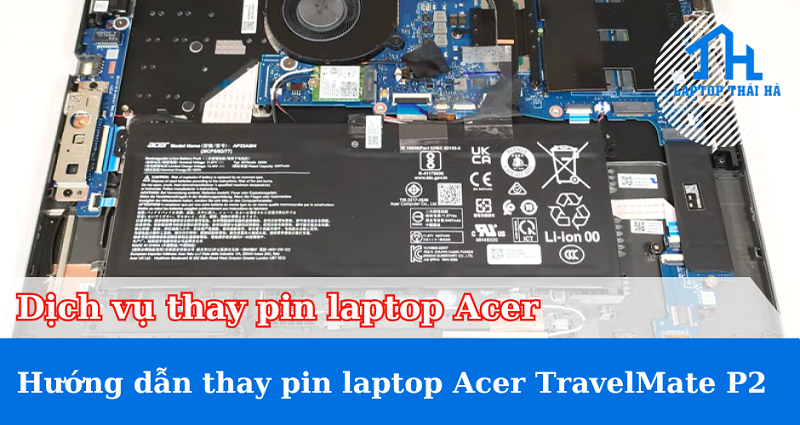 Dịch vụ thay pin laptop Acer TravelMate P2