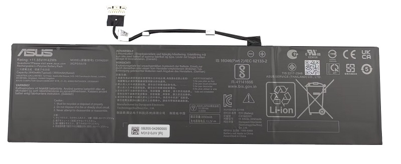 pin laptop Asus Vivobook Go 15 E1504FA