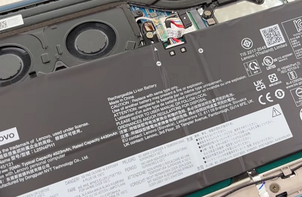 Thay pin laptop Lenovo Yoga Slim 7A