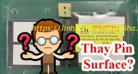 Những nguyên nhân dẫn đến pin  Surface bị chai pin và hư hỏng