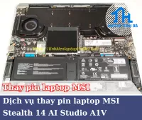 Thay màn hình laptop MSI Stealth 14 AI Studio A1V