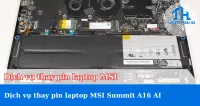 Thay Pin Laptop MSI Summit A16 AI