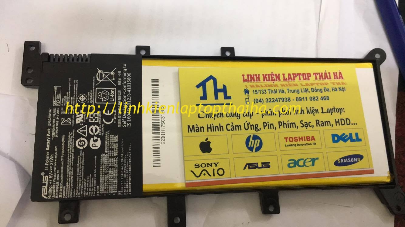 Thay Pin laptop Asus X554L X554LA X554LP X554LD X554LN X554LJ