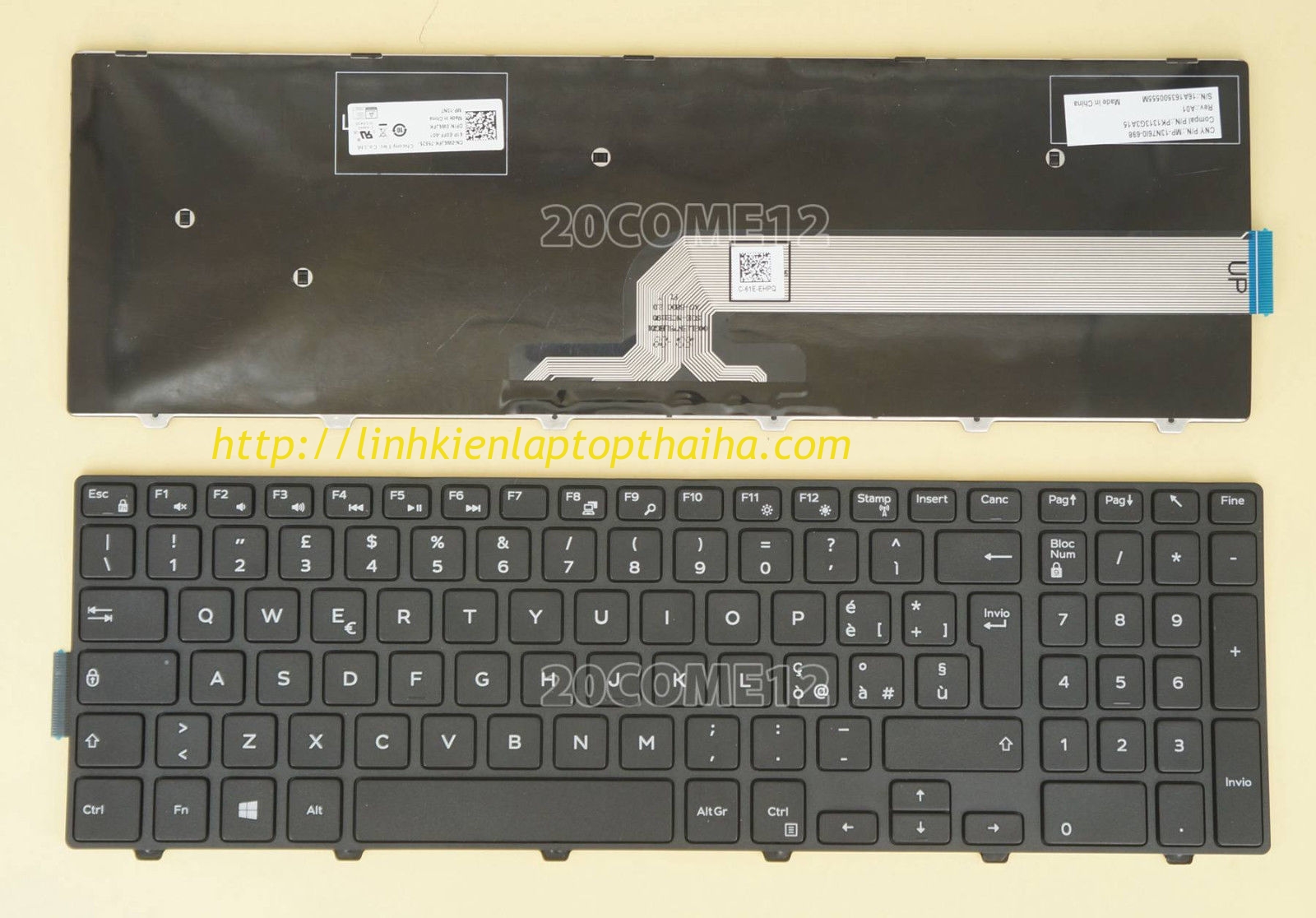 Bàn phím laptop Dell Inspiron 15 5000