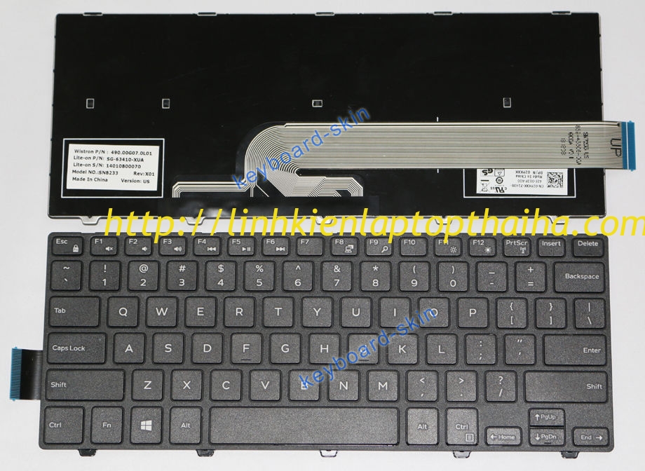 Thay Bàn phím laptop Dell Latitude 3450 3460 3470 3480 3488