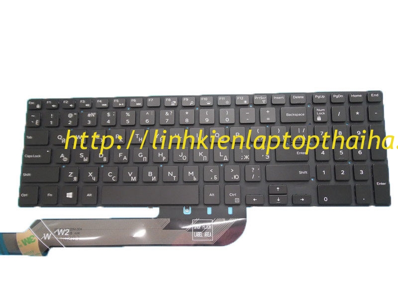 Bàn Phím Laptop Dell Vostro 5568, 7570 5568 3590 7566 5567 7567 5665 P62F, P62F001 Có đèn