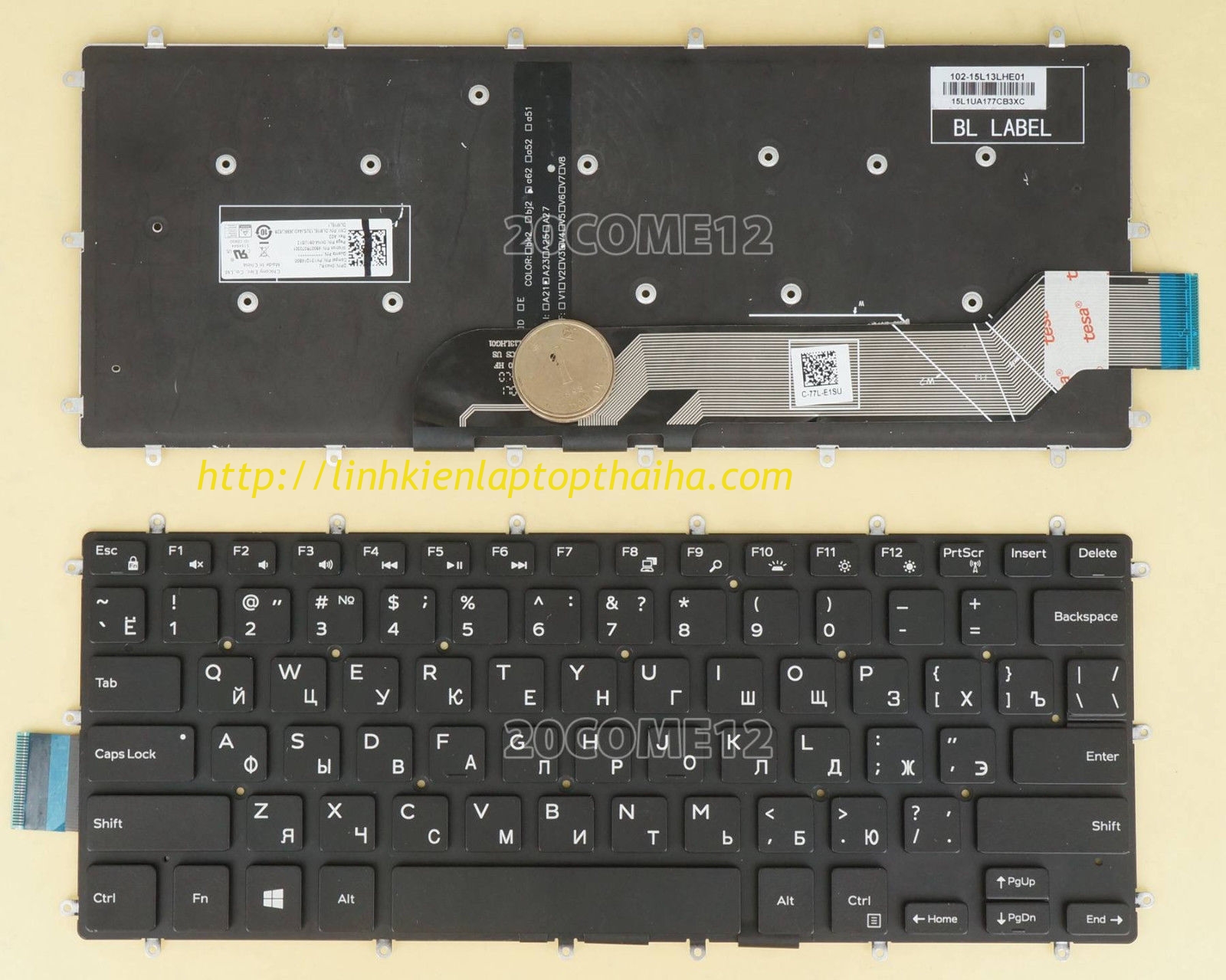 Bàn phím laptop DELL inspiron 5568 5578 5368 5378 7368 7378 P78G