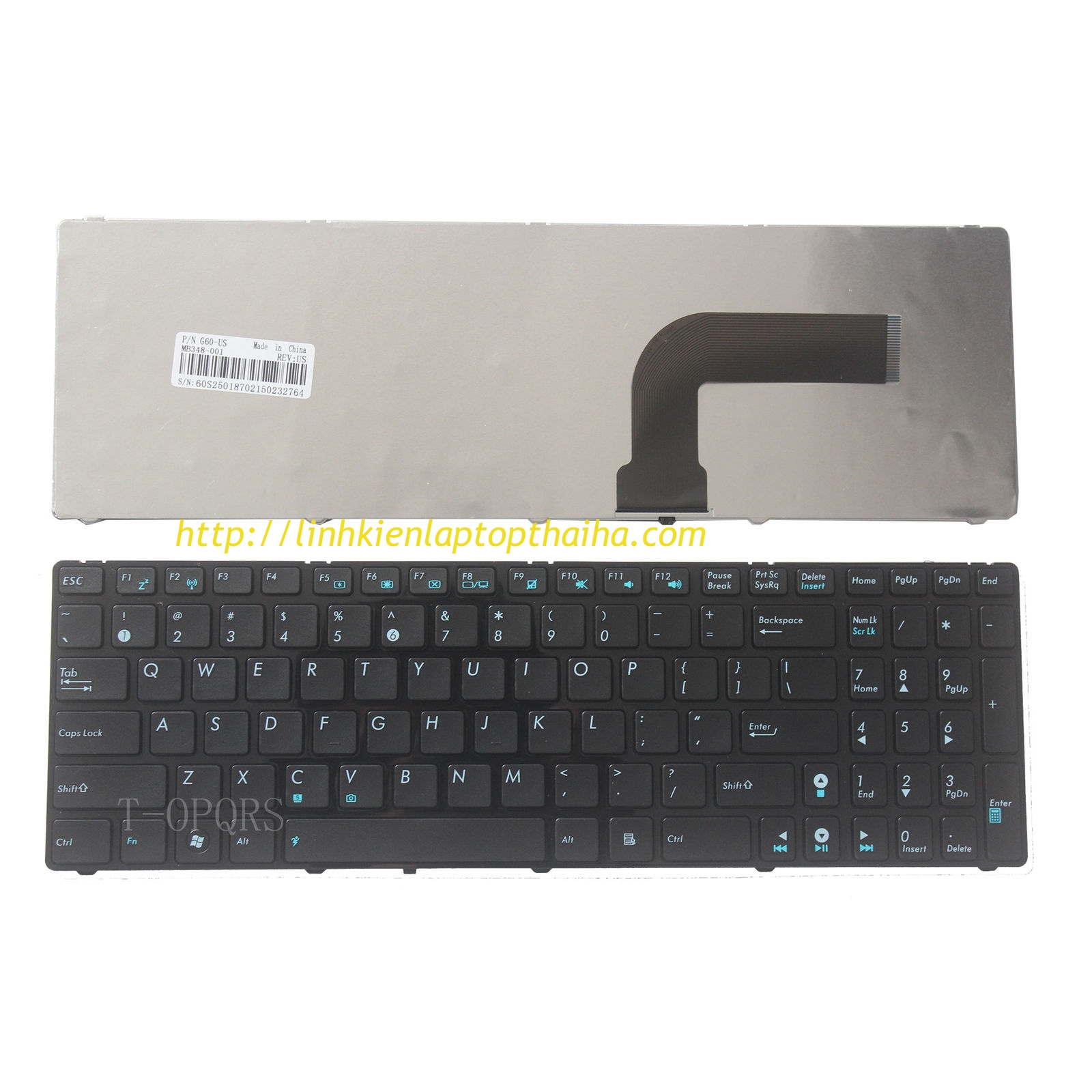 Thay bàn phím laptop ASUS K53 K53E K53S K53U K53Z K53BY K53SD K53SM K53TK