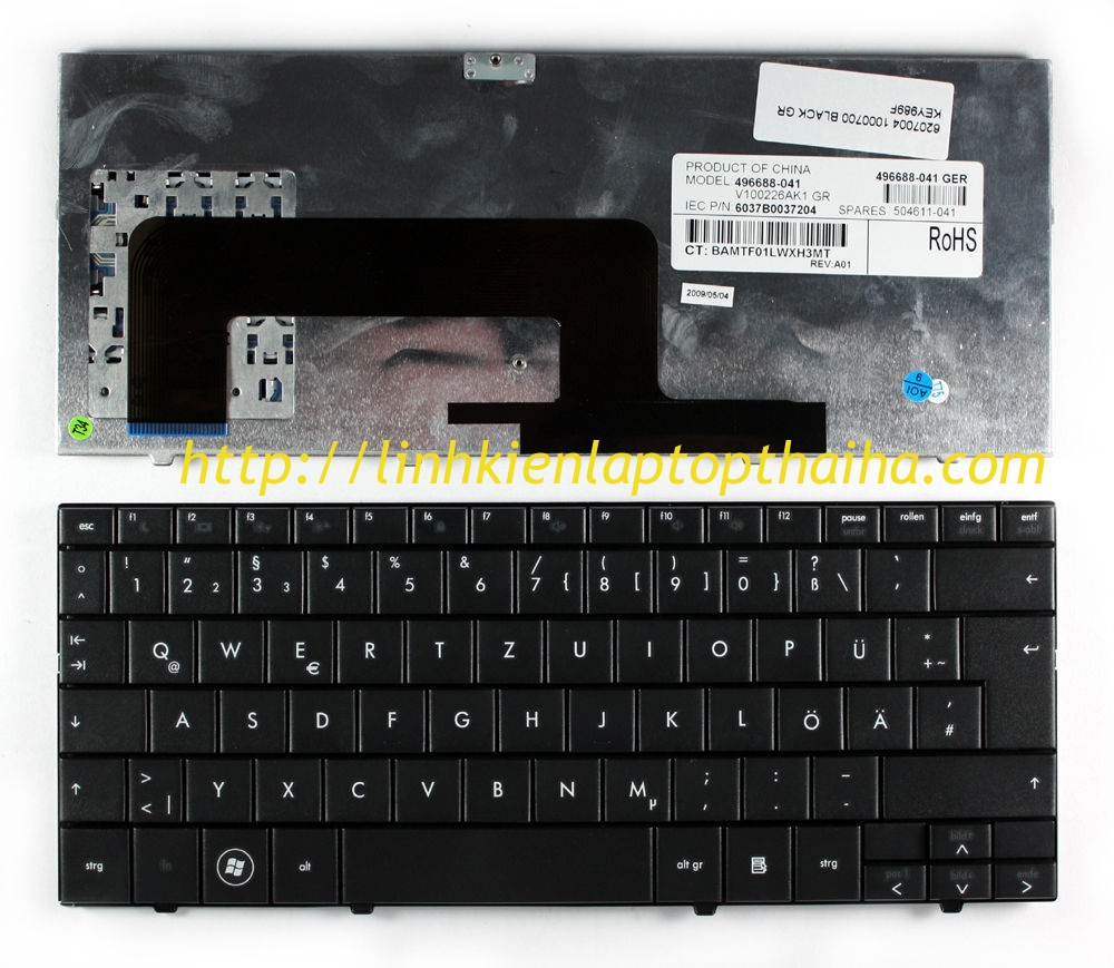 Bàn phím laptop HP Mini 1000 1100 1010 1014 1017 1001TU