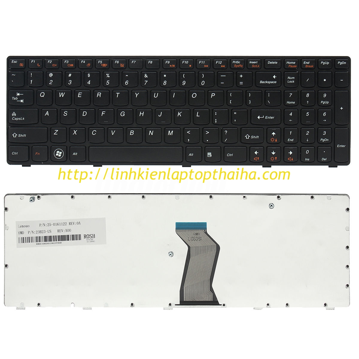 Bàn phím laptop Lenovo G580, G580A, G585, G585A