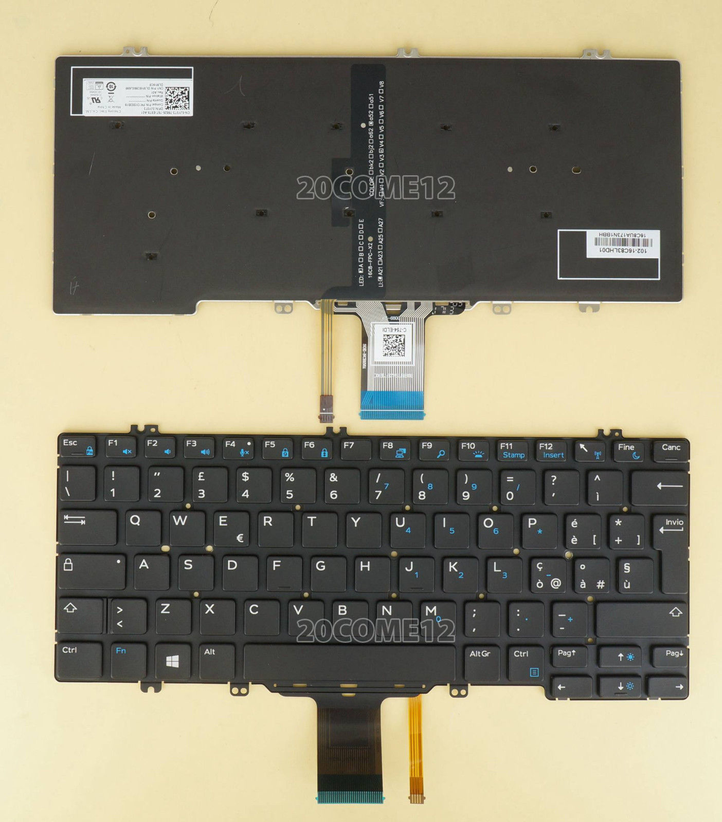 Bàn Phím Laptop Dell Latitude 7380