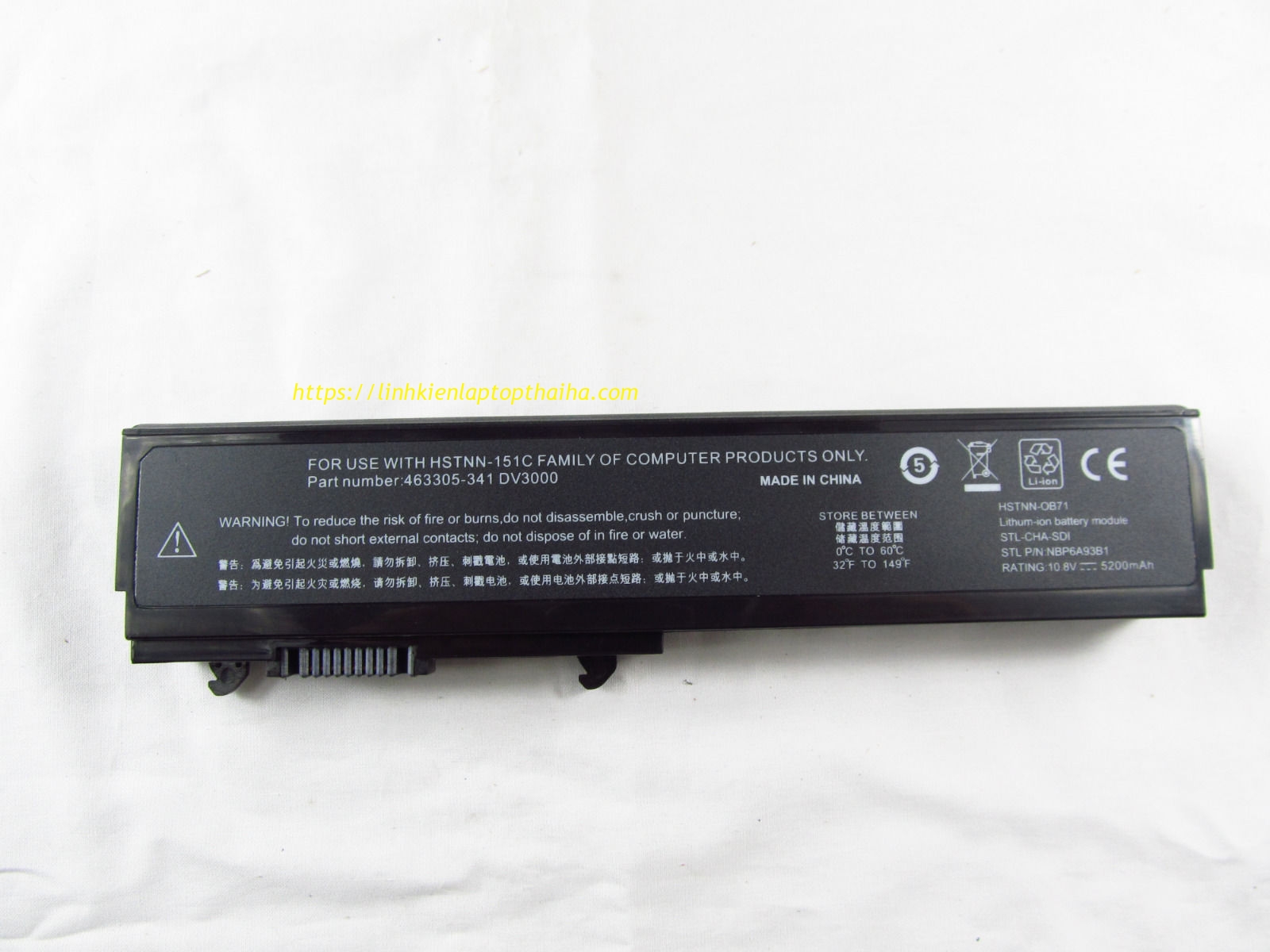 Pin laptop HP Pavilion DV3-4204TX