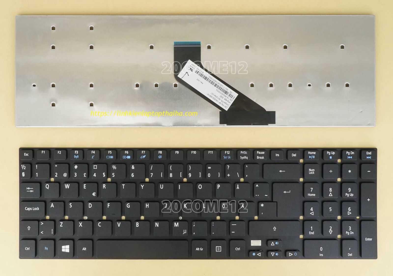 Bàn phím laptop Acer Aspire E5-771 E5-771G