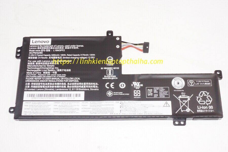 pin laptop Lenovo Ideapad L340 L340-15API