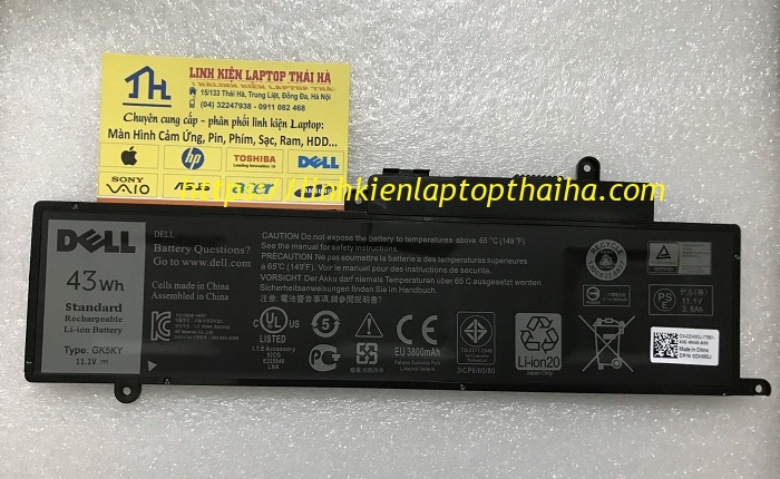 Pin laptop Dell Inspiron 15 7558 7568  ZIN