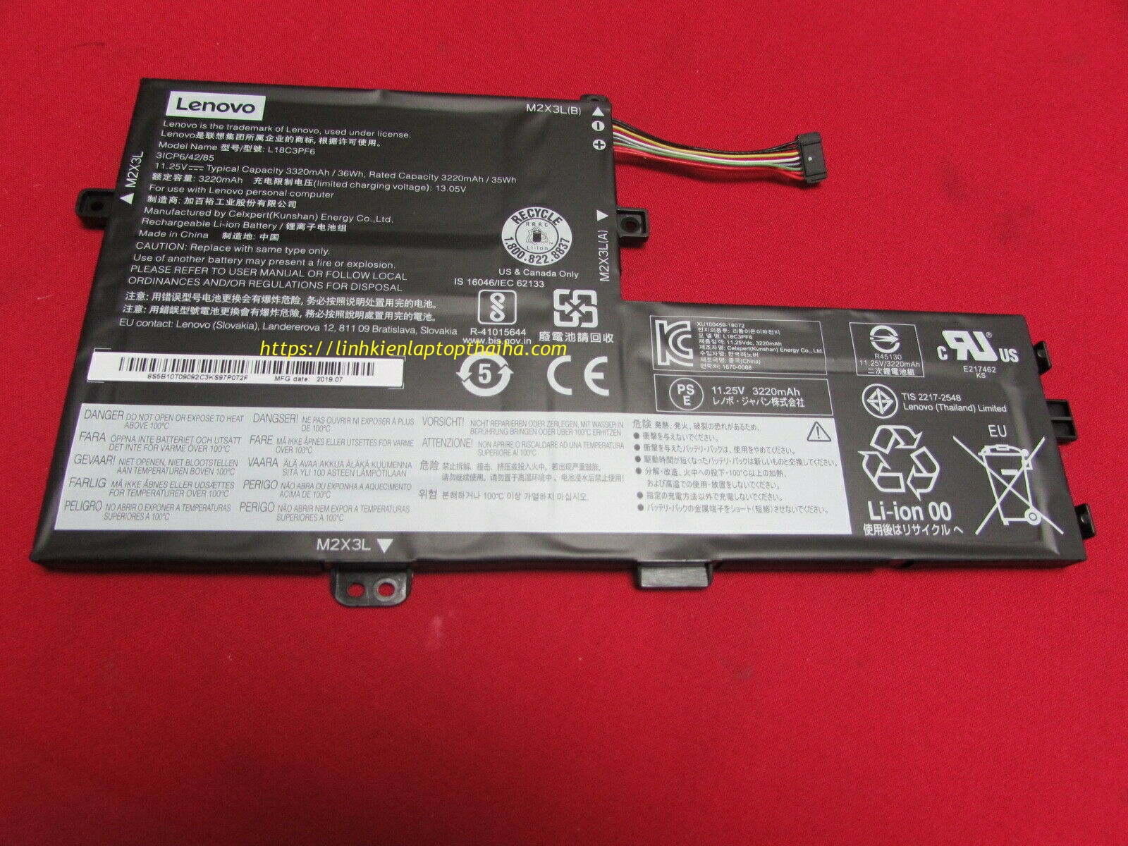 Pin laptop Lenovo Ideapad S340-14IWL