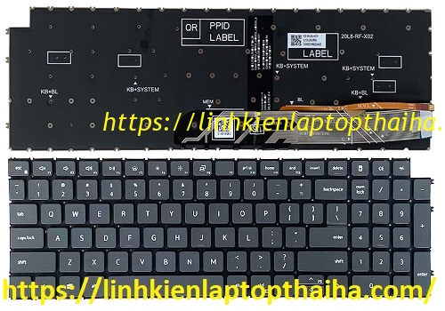 Bàn phím laptop Dell Vostro 16 5620