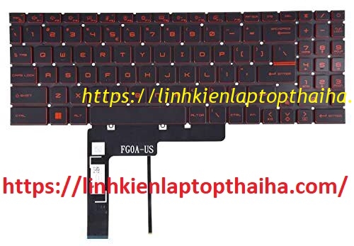 Bàn phím laptop MSI Gaming Katana GF76