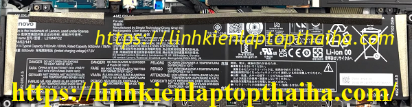 Pin laptop Lenovo Gaming Legion 5 15IAH7H