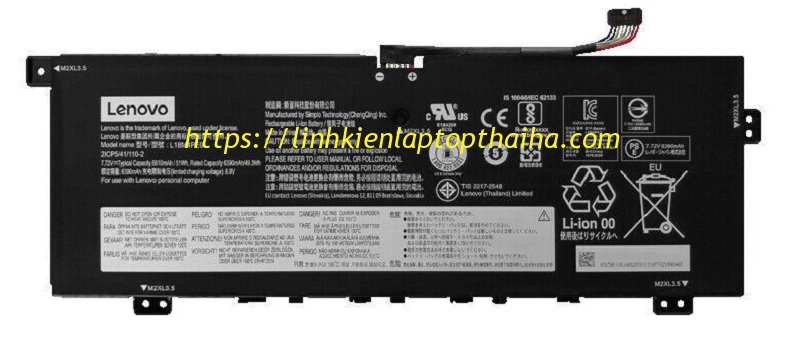 Pin laptop Lenovo Yoga C740- 14IML