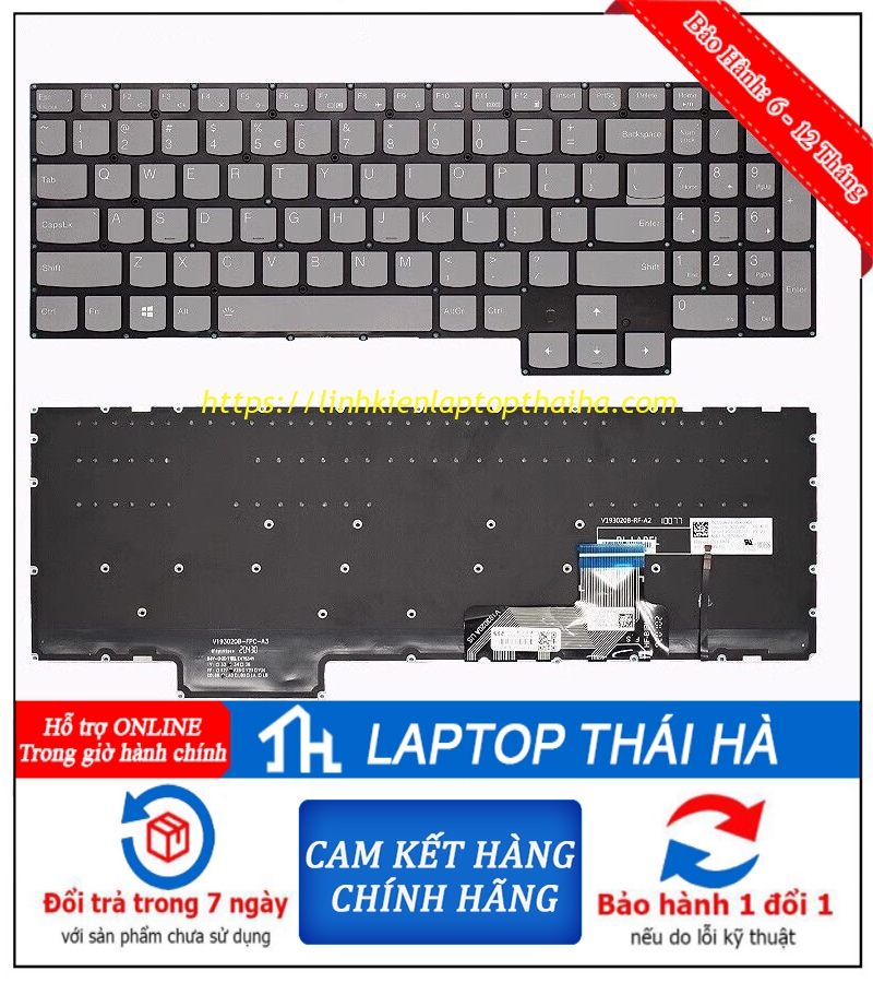 Bàn phím laptop Lenovo Legion S7 15ACH6 82K800DPVN