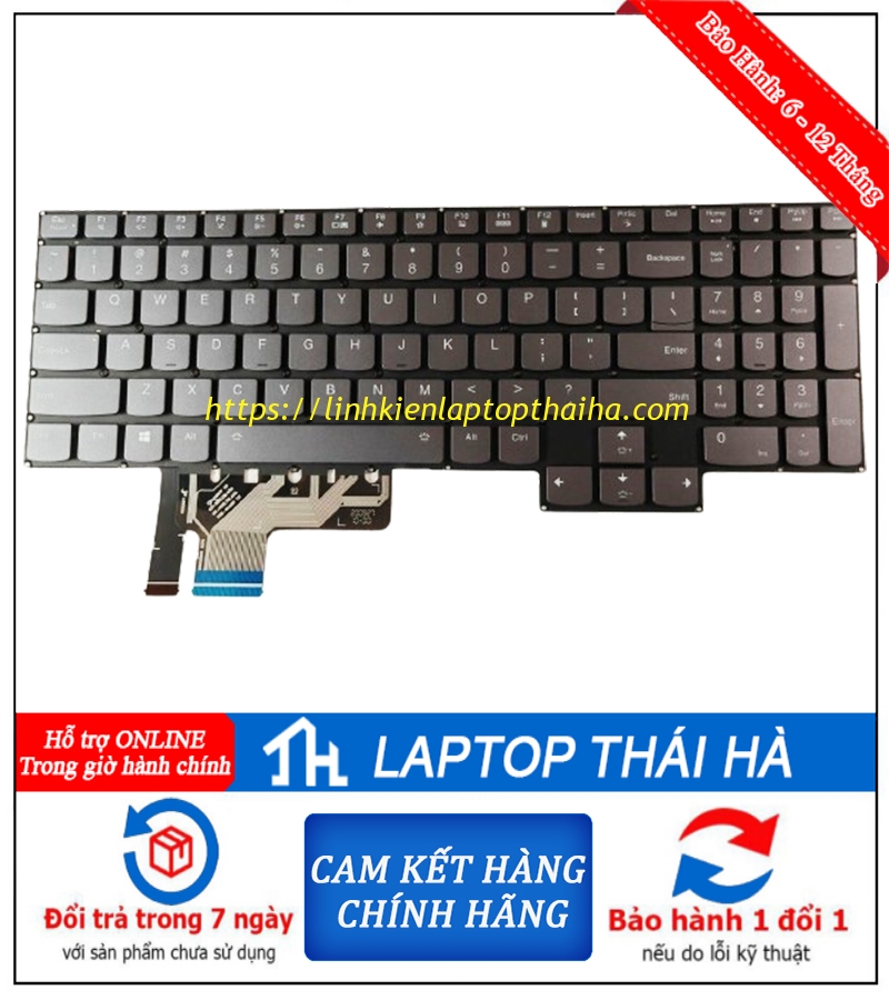 Bàn phím laptop Lenovo Legion S7 15ACH6 82K800DPVN