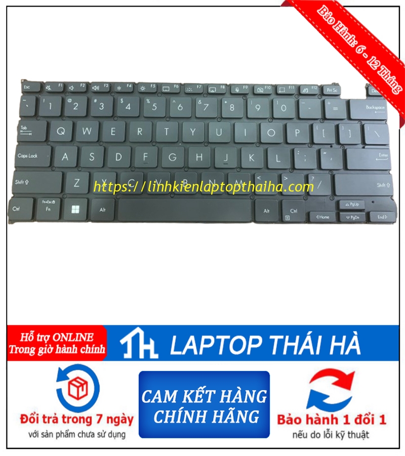 Bàn phím laptop Asus Zenbook 14 UX3402ZA-KM218W