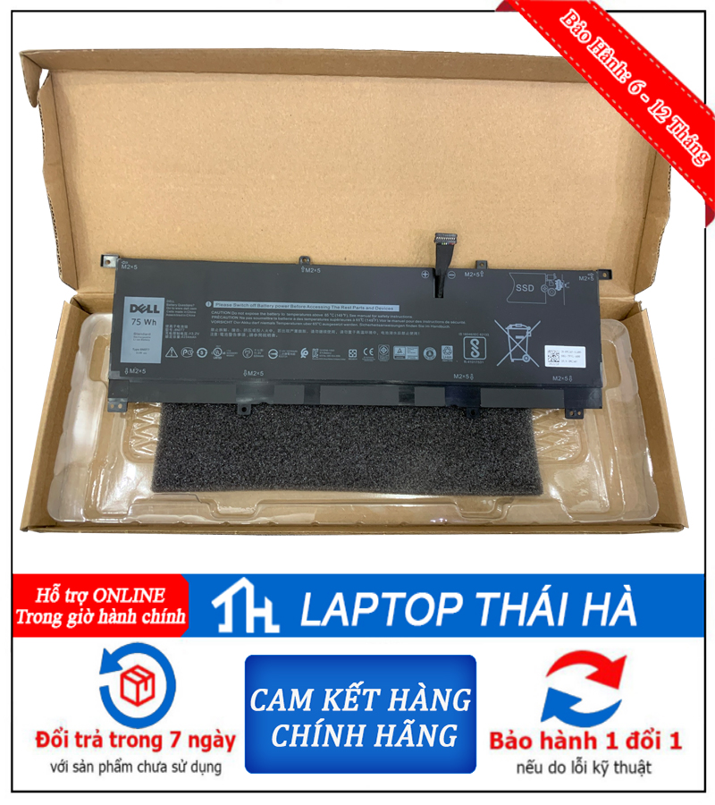 Pin laptop Dell XPS 15 9575