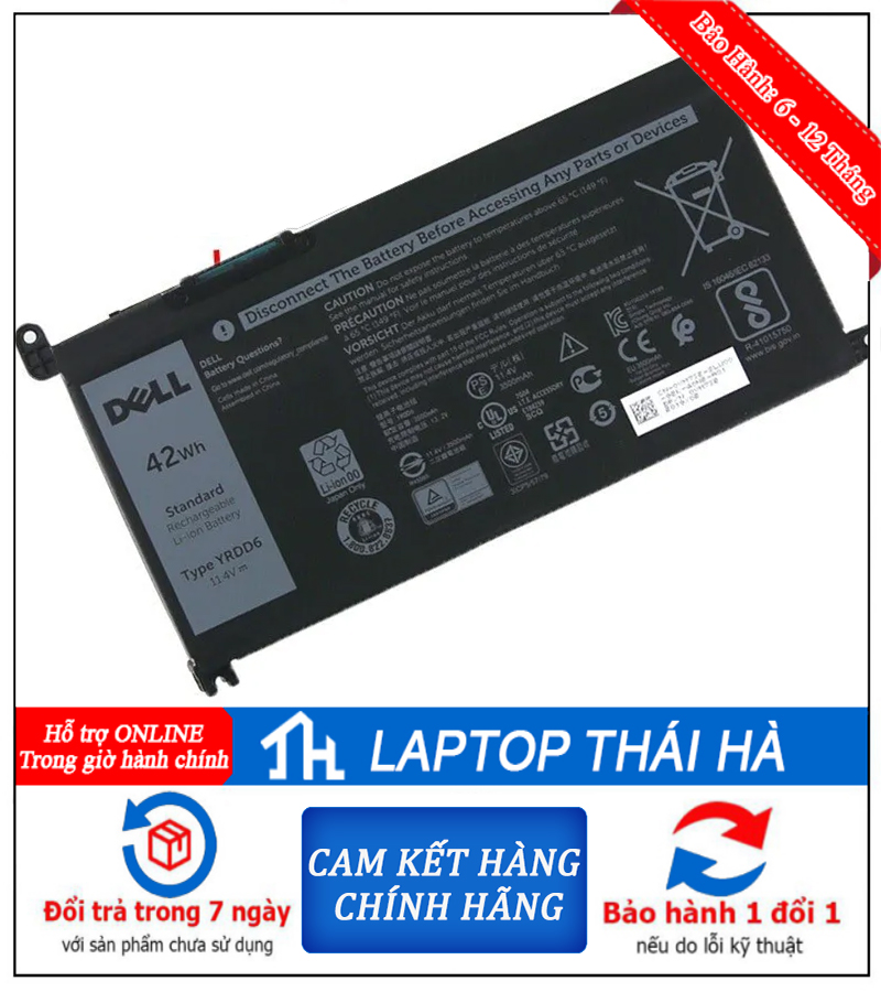 Pin laptop Dell Inspiron 5590