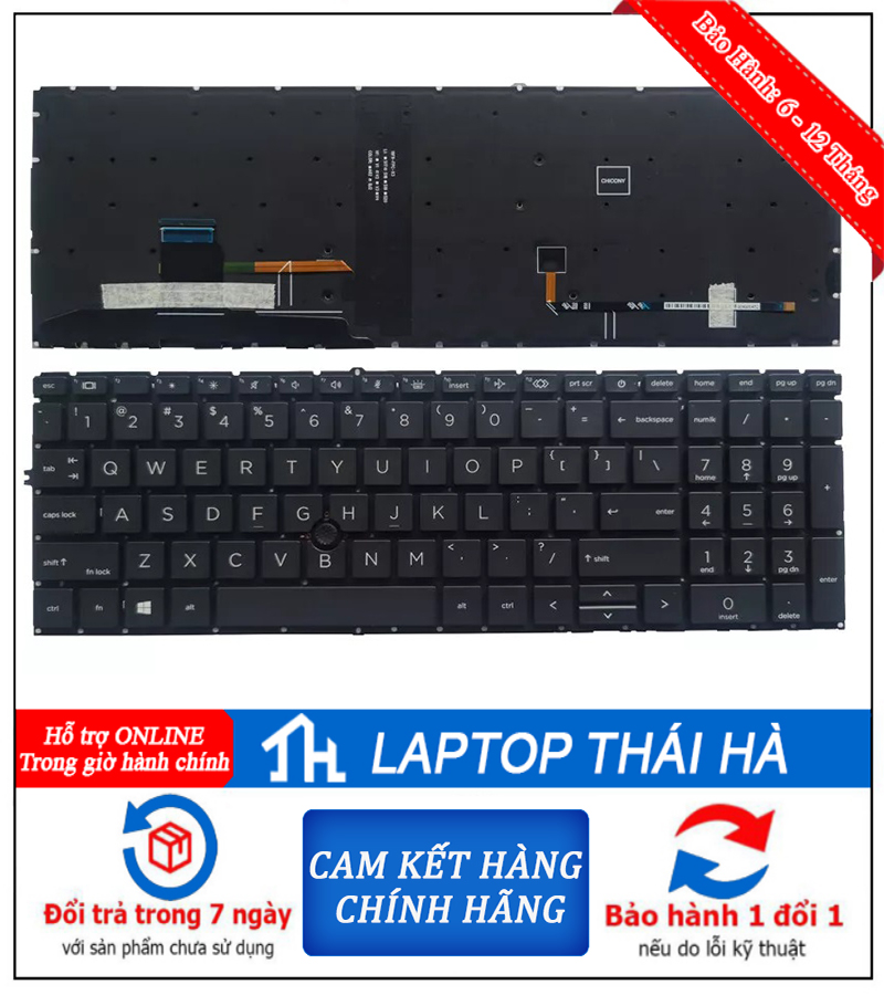 Bàn phím laptop HP Zbook Firefly 16 G9