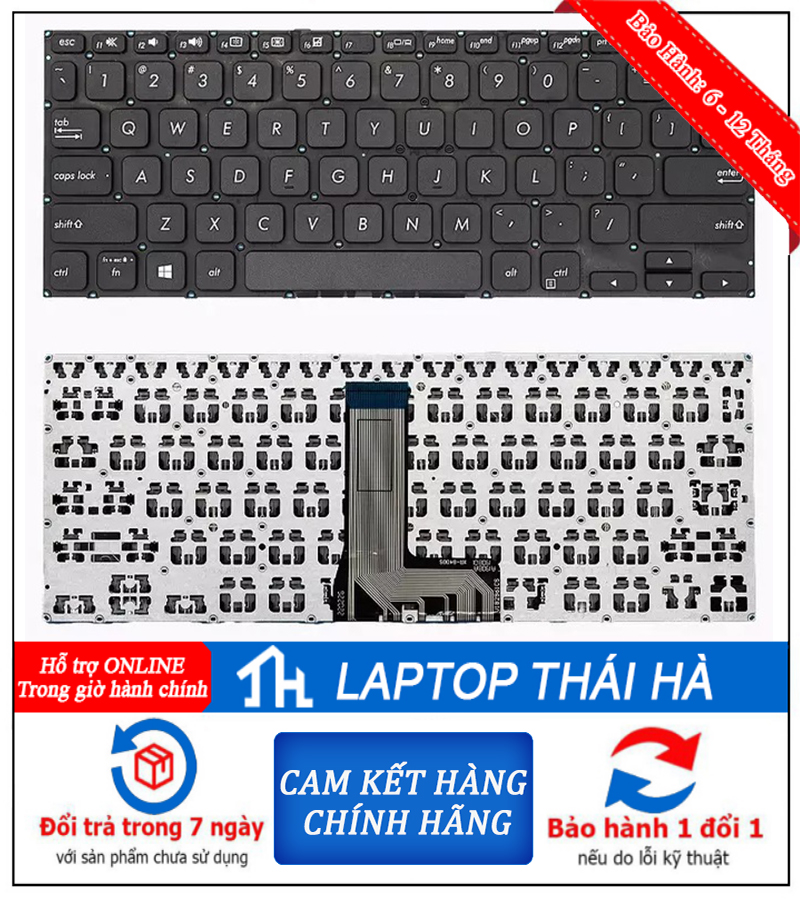 Bàn phím laptop Asus VivoBook A412F