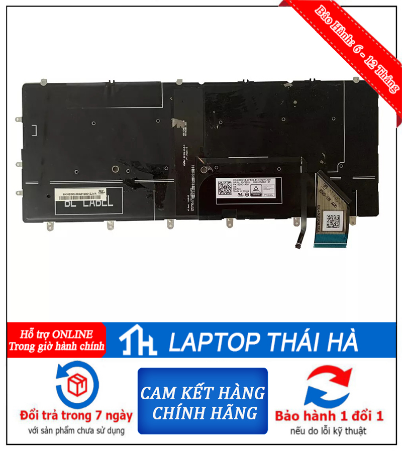 Bàn Phím Laptop Dell XPS 13 9340